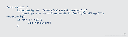 Kubernetes configuration file
