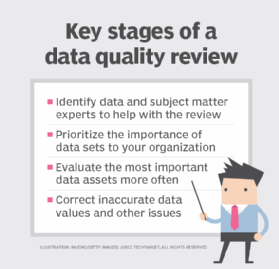 High-level data quality review process