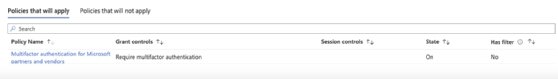 A screenshot showing the details of a conditional access policy in Microsoft Entra.