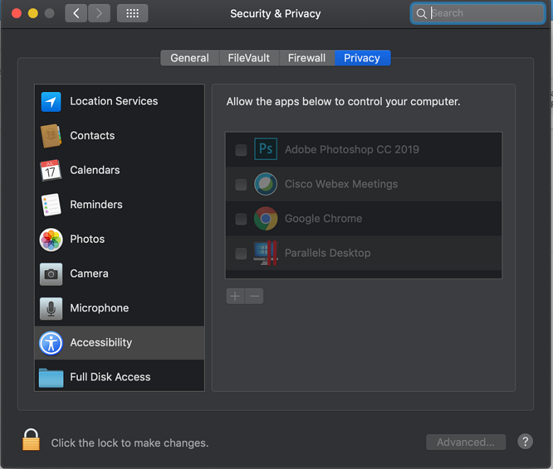 macOS security