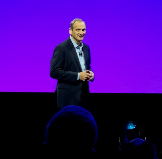 Dynatrace CEO on stage during Perform 2023 keynote