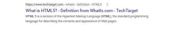 meta description screenshot