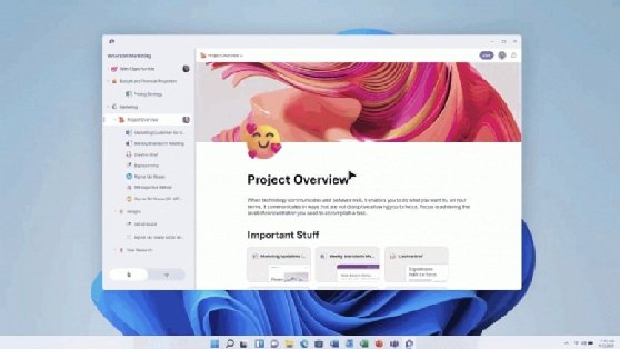 Users work on Microsoft Loop documents 