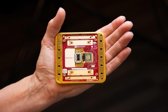 Microsoft's Majorana 1 chip.