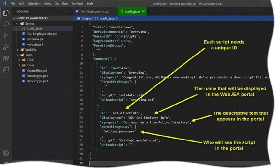script data fields