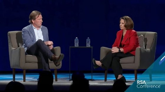 Former CISA Director Chris Krebs and Deputy Attorney General Lisa Monaco discuss the Joe Sullivan case during an RSA Conference 2023 keynote.