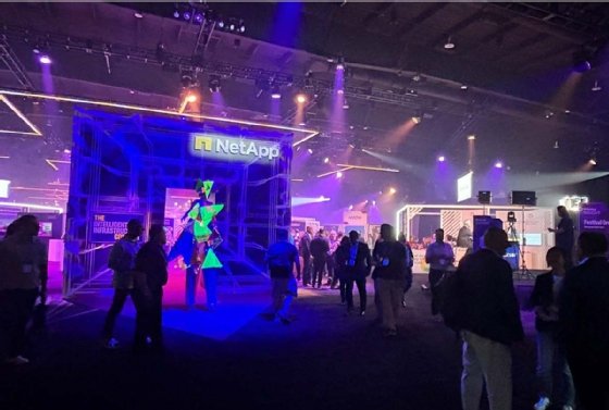 Show floor of NetApp Insight 2024 at the MGM Grand.