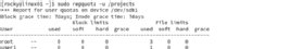 Screenshot of quote reports