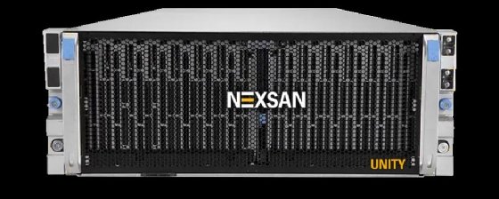 Front view of the Nexsan Unity array. 