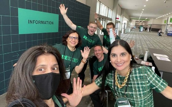 Ana Villegas and her team at NI