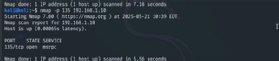 Screenshot of an Nmap scan on port 135.