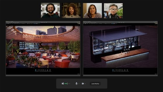 Screenshot of Omniverse Cloud shown at Nvidia GTC