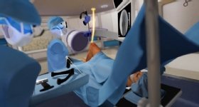 Training surgeons in VR