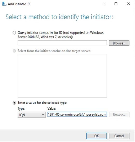 Access server initiator name