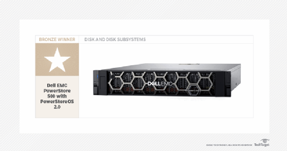 Dell EMC PowerStore 500 with PowerStoreOS 2.0
