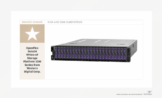 Western Digital OpenFlex Data24 NVMe-oF Storage Platform 3200 Series image.
