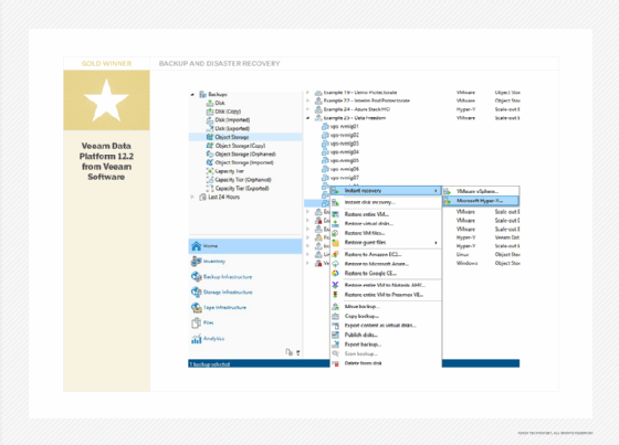 Screenshot of Veeam Data Platform 12.2.