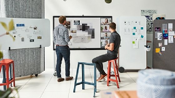 Photo illustration of Steelcase's redesigned headquarters