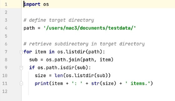 a simple Python script