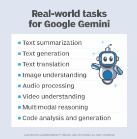 Google Gemini real-world tasks visual.