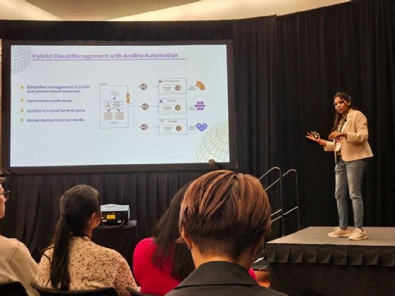 Visa's Benazir Begum at Red Hat Summit AnsibleFest 2025