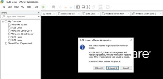 Screenshot of VMware Workstation VM location dialog interface