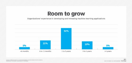 Chart showing ML maturity.