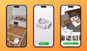Image of RoomPlan scanning a room