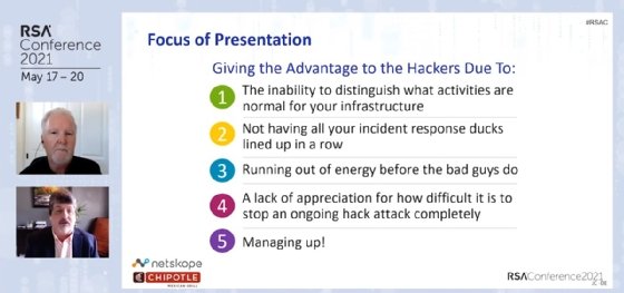 RSA Conference, Chipotle, incident response