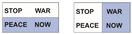Color and shapes can influence what people see (Figure 1.3)