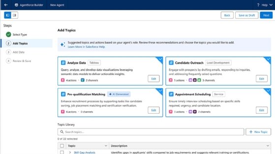 Salesforce Agentforce Skills Library Builder.