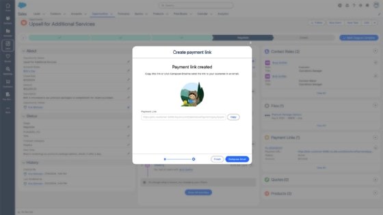 Salesforce Foundations payment link