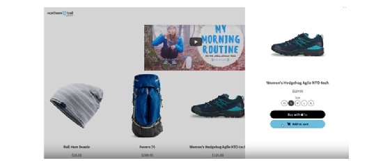 An example e-commerce storefront