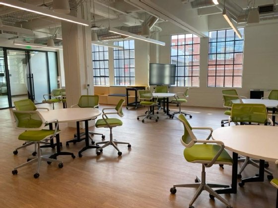 Collaboration space in SAP's San Francisco office.