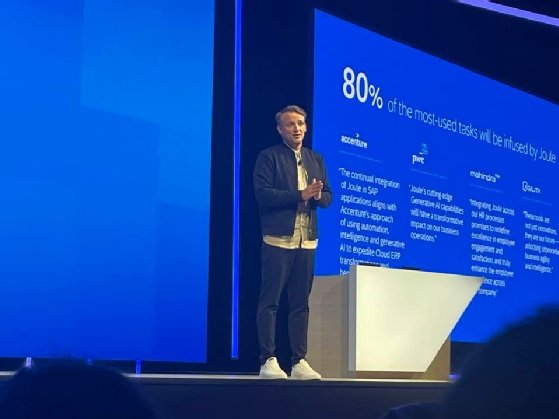 SAP CEO Christian Klein at SAP Sapphire keynote.