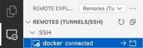 Image showing how to enable remote SSH access in VS Code.