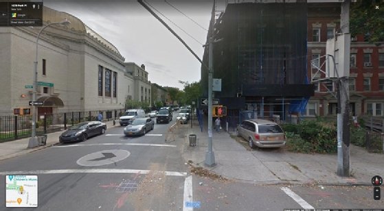 Screenshot of Google Street View on desktop