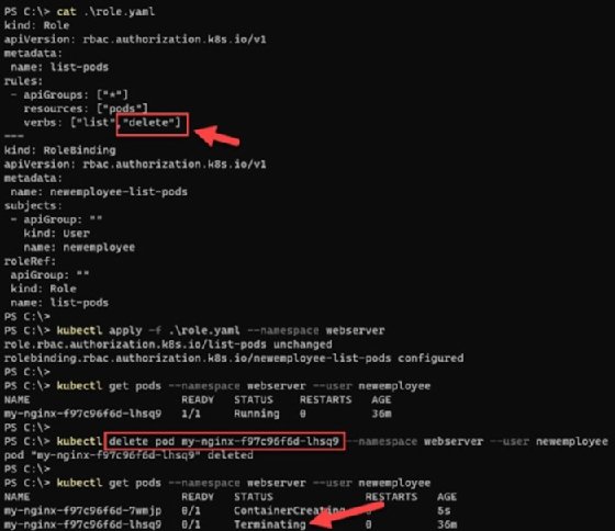 Apply new permissions for additional operations.