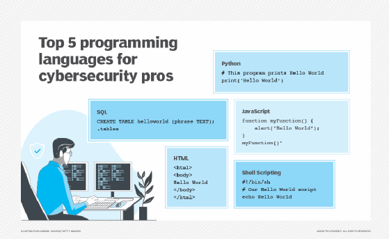 top programming languages for cybersecurity professionals Source: Chart Library