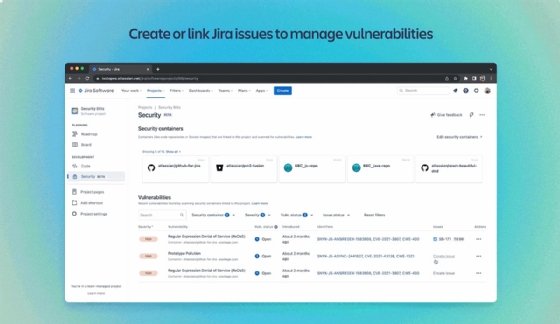 Atlassian Security in Jira screenshot