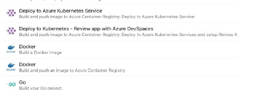 Screenshot showing pipeline configuration options in Azure Pipelines