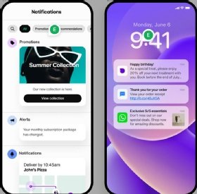 Sendbird notifications on a phone.