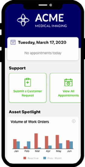 ServiceMax Engage mobile app screenshot 