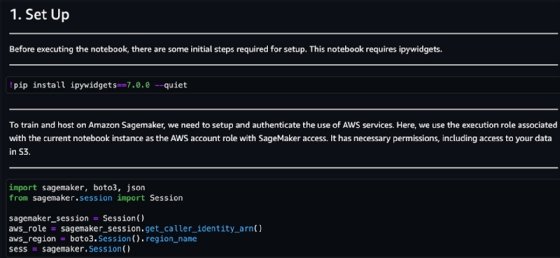 Set up an endpoint with Amazon SageMaker Notebook