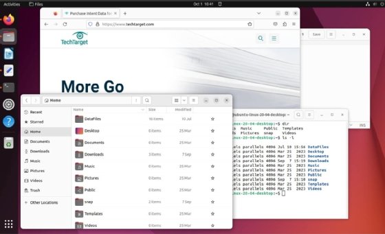 Ubuntu desktop
