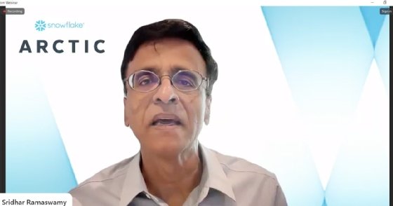 Snowflake CEO Sridhar Ramaswamy.