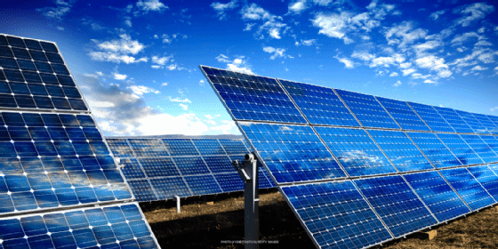 photo example of solar panels