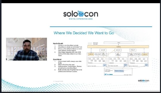 Screenshot of David Ortiz's SoloCon presentation