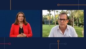 Pierre Guillaume Wielezynski, Zaheera Valani speak during Tableau Virtual IT Summit